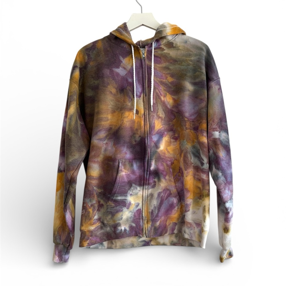 Anna Joyce Galaxy Multicolor Tie-Dye Hoodie - size Large